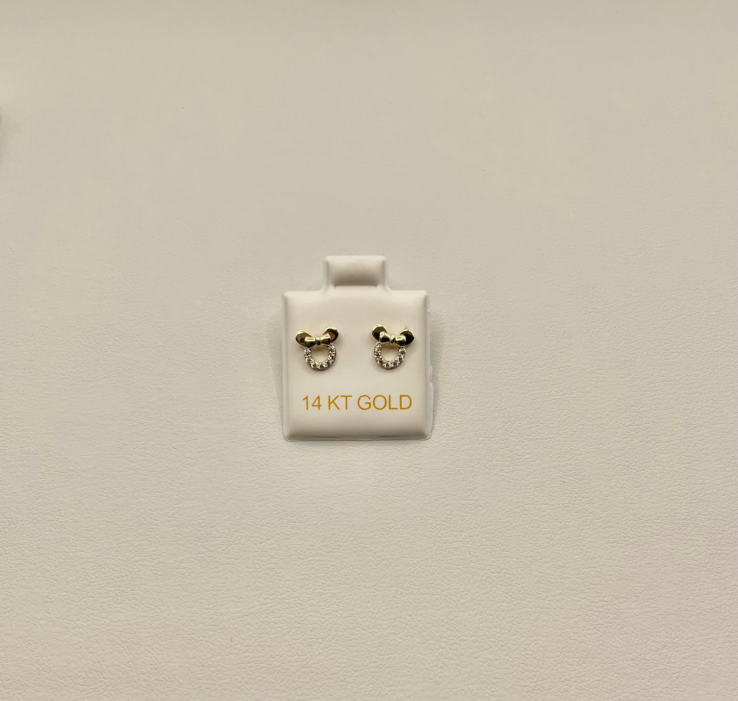 14K Minnie Mouse Earrings
