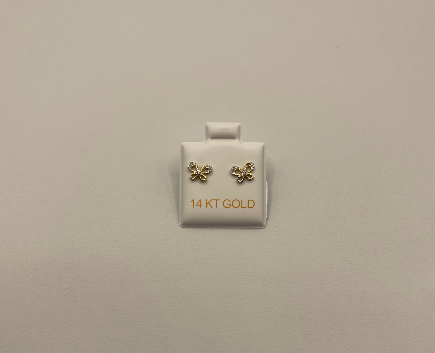 14K Butterfly Earrings