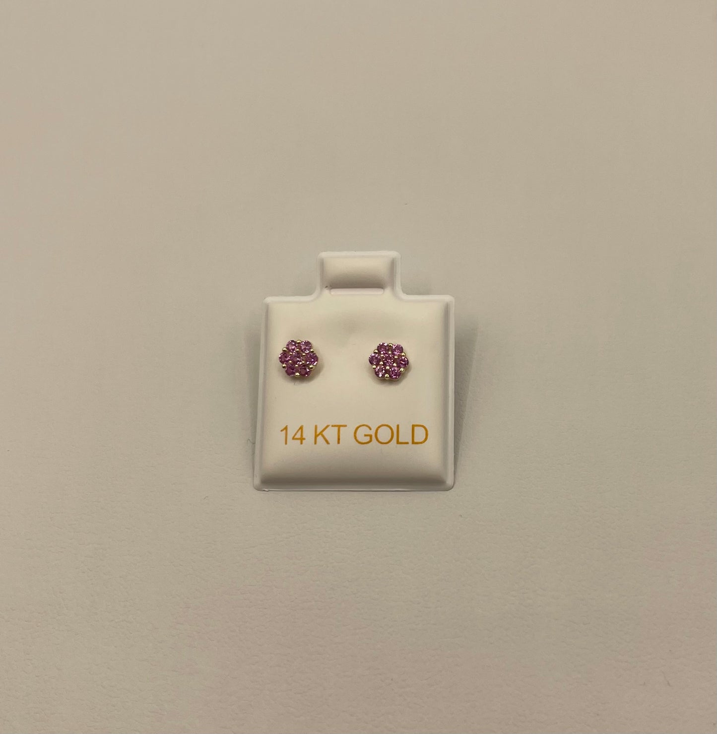 14K Flower Earrings
