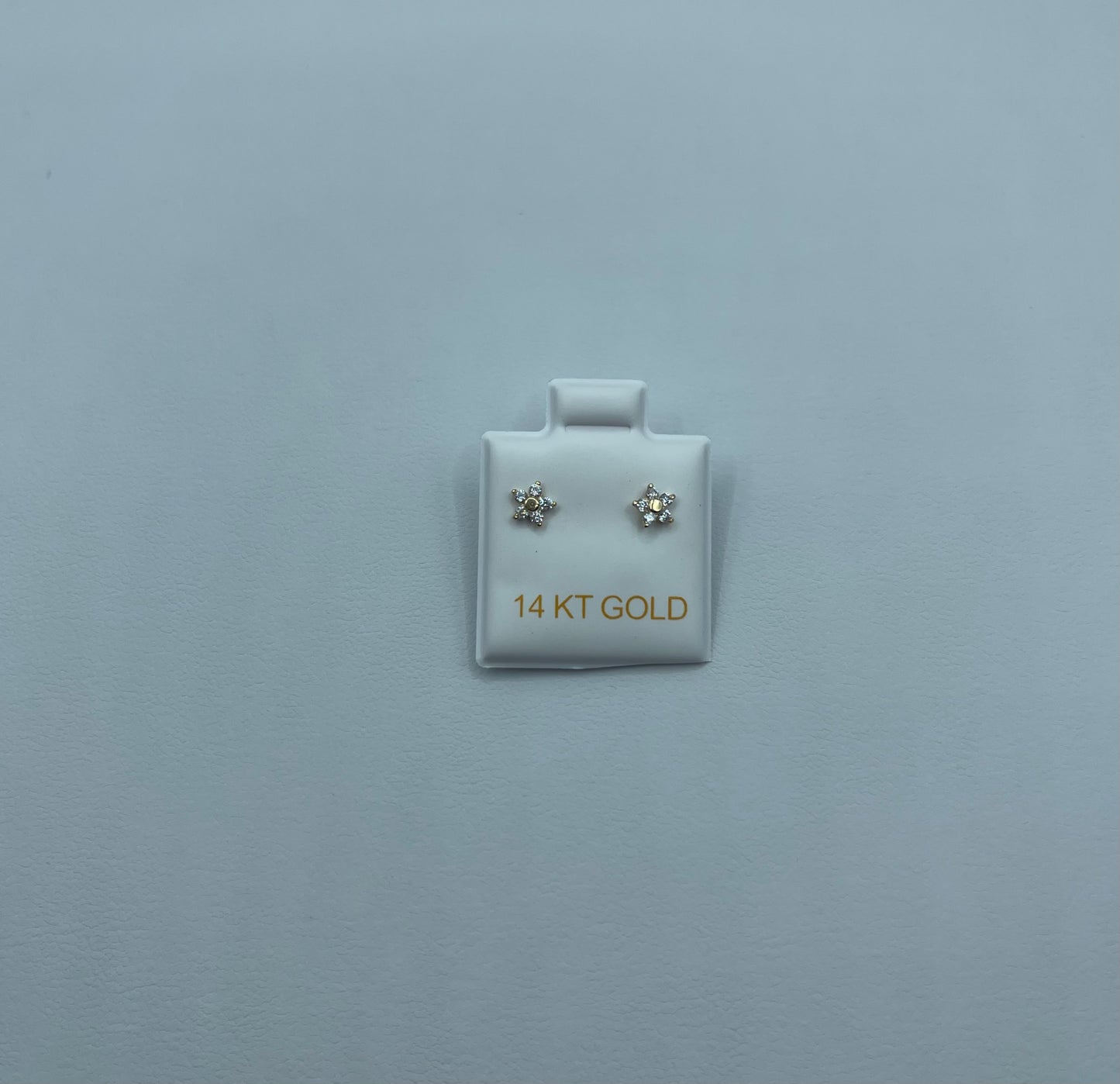 14K Flower Earrings
