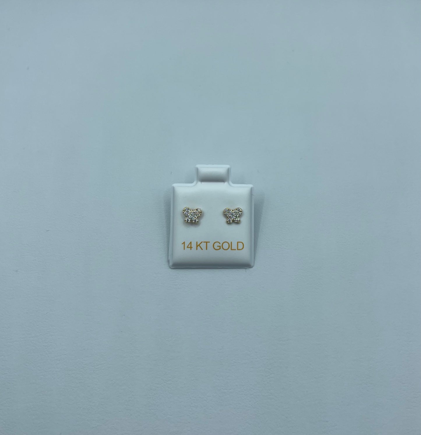 14K Butterfly Earrings