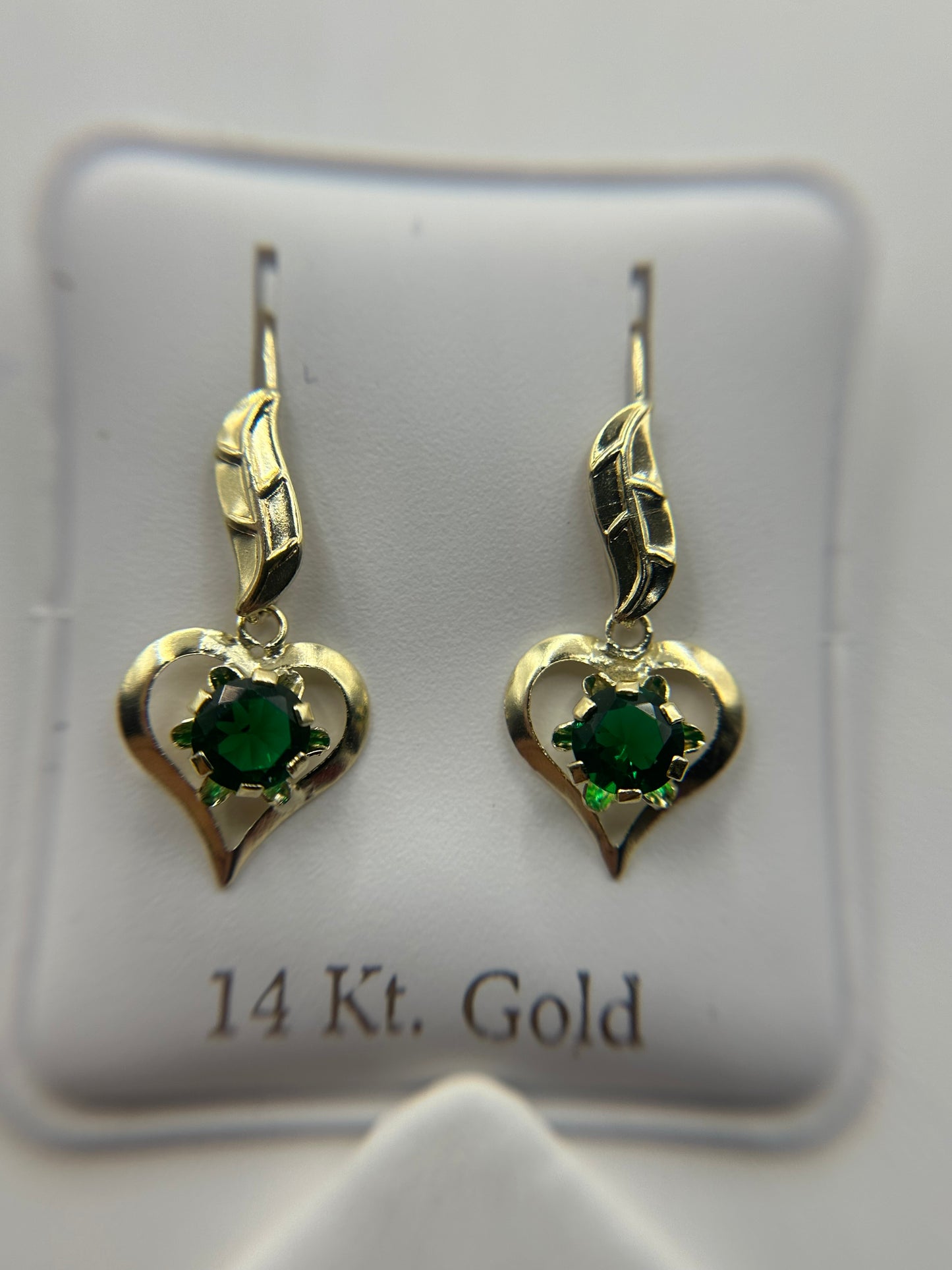 14K Hanging Heart