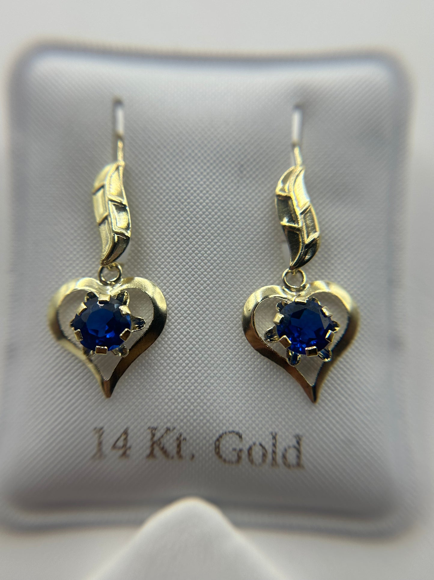 14K Hanging Heart