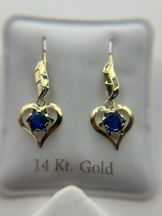 14K Hanging Heart