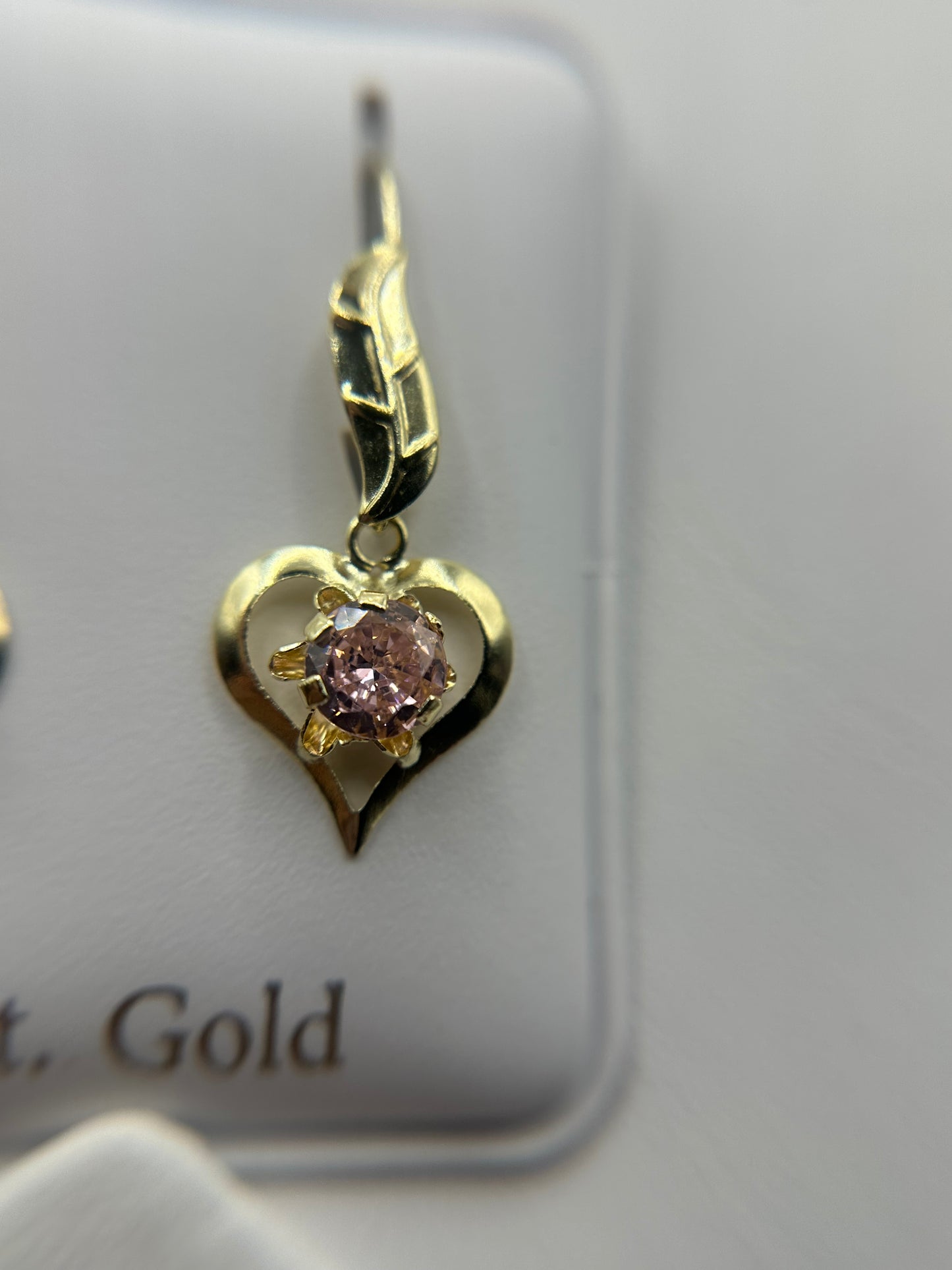 14K Hanging Heart