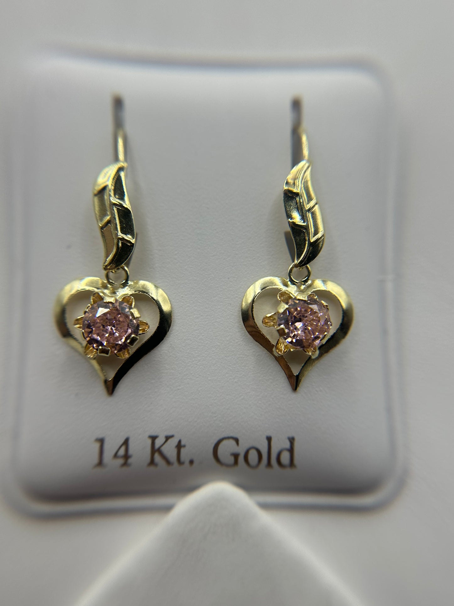 14K Hanging Heart